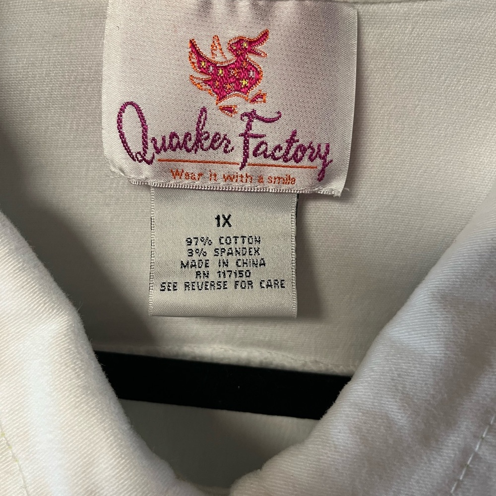 Quacker Factory Embroidered Denim‎ Jacket - Picture 5 of 5